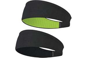 SHECRET Sport Stirnband für Damen und Herren, Schweißband weich und elastisch, rutschfest für Laufen, Fitness, Yoga, Radfahren, Basketball