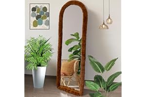 UYRIE Plush Mirror Frame Cover – Stretchy & Soft Edge for Arched & Full-Length Mirrors (Up to 64"x21") – 8 Elegant Colours – Non-Slip Grip & Easy Installation (Mirror Not Included)