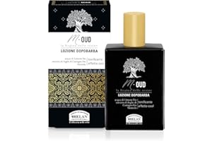 Helan, M Oud, Po goleniu mężczyźni delikatny i nawilżający spray - balsam do brody tonizujący efekt zimnego działania uspokajającego przeciw podrażnieniom, z wodą cytrynową i mentolem, 75 ml - Made in