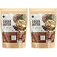 Bliss of Earth Cocoa Butter for Chocolate Making 2X500g, Food Grade, Raw & Organic for Hair, Skin & Stretch Marks