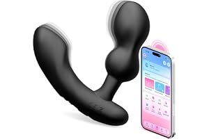 LOVENSE Edge 2 – justerbar prostatamassager med appstyrning | Vibrerande analplugg – analvibrator för män, sexleksak för nybörjare och erfarna användare, handsfree, tyst och diskret