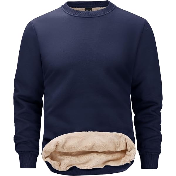 VEIISAR Felpa Uomo Peso Massiccio 410g - Calda Autunno Inverno Con Interno In Pile Morbido - 5