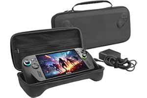 Growalleter Housse de Transport pour ASUS ROG Xbox Ally / Ally X, étui de Voyage Rigide Multifonction, Protection pour Console de Jeu Portable et Accessoires (EVA-M)