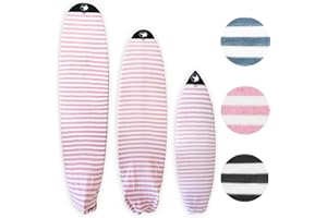 PAMGEA Surfboard Sock Cover (Pink) - Lightweight Board Bag - (Shortboard, Longboard, and Hybrid)