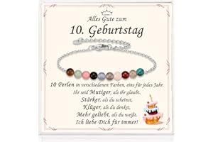 PDTU Geburtstagsgeschenk für Mädchen 6-18 Jahre, Buntes Armband Geschenk für Teenager zum Geburtstag
