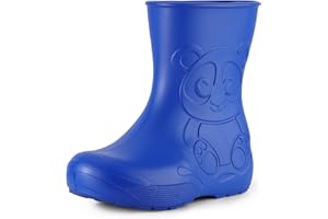 Ladeheid Stivaletti Pioggia Bambino in EVA, Leggeri Stivali Pioggia Bambina con Motivo a Panda, Facili da Pulire Stivaletti Bambina e Scarpe Bambino LA-CA-10