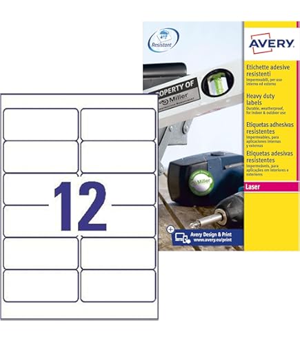 10 vellen A4 glanzend vinyl (pvc), wit, voorgesneden, waterdicht, multifunctioneel etiket, zelfklevende multi-stickerlabels, inkjet, afdrukbaar (2 x 2 (4 per vel 10 vellen A4 glanzend vinyl (pvc), wit, voorgesneden, waterdicht, multifunctioneel etiket, zelfklevende multi-stickerlabels, inkjet, afdrukbaar (2 x 2 (4 per vel