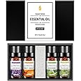 ECVV 4pcs Essential Oil Set 10ml Each Bottle For Humidifier Oil Fragrance Diffuser Home Fragrance Refill Oils Gift Set
