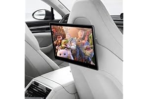 PODOFO Lecteur vidéo pour appuie-tête de Voiture 10,1 Pouces, TV Portable pour appuie-tête, siège arrière, Lien Miroir sans Fil, Bluetooth, CarPlay, Android Auto, Carte TF 64 Go