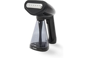 Fridja Handheld Clothes Steamer, Upgraded 1500W Garment Steamer with Heated Panel and 30g/min Steam Output, 260ml Water Tank, Ready in 45 Seconds, for Home, Office & Travel, f10 Black