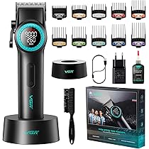VGR 377 Men's Electric Shaver, Dual Film, Wireless, Portable