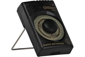 Metronomo al quarzo Wittner MT-50 - 40-208 battiti/minuto - 39 posizioni di tempo - display a LED e altoparlante - accordatura a 440 Hz - auricolari - funzionamento a batterie (non incluse)