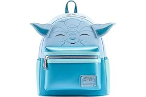Loungefly Disney - Star Wars - Hologram Yoda - Backpack - Exclusivité Amazon - Sac Mignon à Collectionner - Idée de Cadeau - Produits Officiels - pour Les Garçons, Girls Les Hommes et Les Femmes