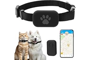 xinrongda GPS Tracker für Hunde & Katzen, Katzenhalsband mit GPS, Hundetracker, Hunde Tracker Ohne ABO, Tracking Halsband Katze Hund, Kompatibel mit iOS & Android, Tracking Standort von Haustieren