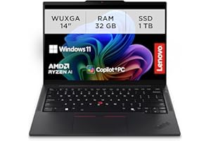 Lenovo - Notebook 14 Pollici ThinkPad T14s Gen 6, Copilot+ PC Portatile Professionale Windows 11 Pro, AMD Ryzen AI 7 PRO 360, RAM 32GB LPDDR5X, 1TB SSD NVMe - Laptop Grafica AMD Radeon, Audio Dolby