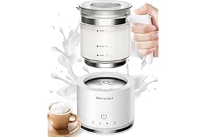 MORPILOT Milk Frother Electric 4 in 1 - Automatic Milk Frothers 500ML Large Capacity Milk Steamer and Heater Hot & Cold Milk Warmer for Latte Coffee Cappuccino