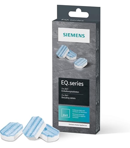 SIEMENS reinigingstabletten (TZ80001) 5x SIEMENS ontkalkingstabletten (TZ80002