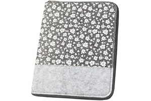 luxdag Mom's Organizer A5 con cremallera de fieltro (color y diseño a elegir) – Funda para cartilla de madre, cuaderno U, imágenes ultrasónicas y cartilla de vacunación – Regalo para mujeres