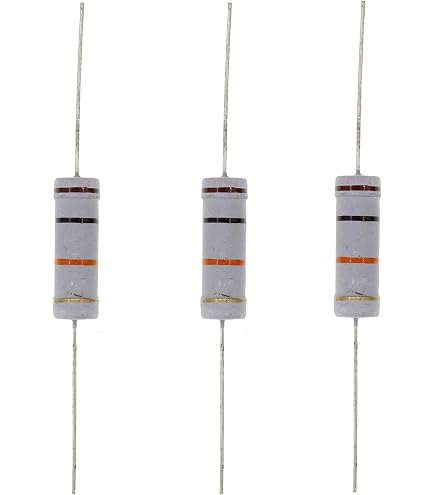 PATIKIL 10 Pezzi Resistori Cemento 2.2 Ohm 10W Tolleranza 5% – Kit Resistori Ceramici Per Elettronica E Audio