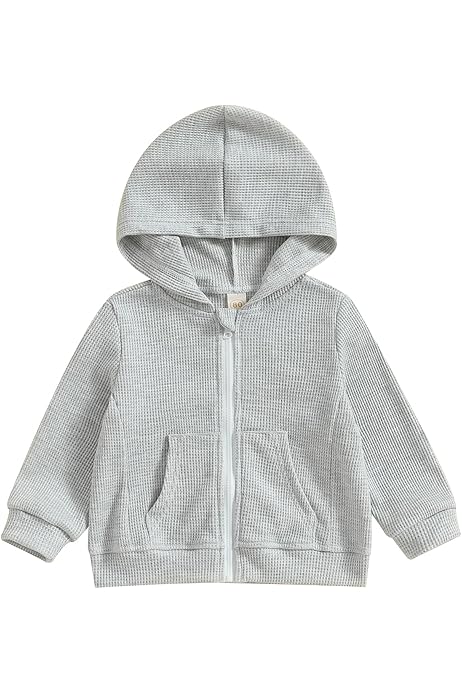 Zip Up Sweatshirts For Girls Girls' Zip-Up Hoodie With Thumb Holes