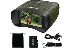 Svbony Nattseende Kikare, 8X Digital Zoom, 3" HD Hög Infraröd 4K-Video