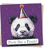 Carte D'anniversaire Panda – Mignon Happy Birthday Panda