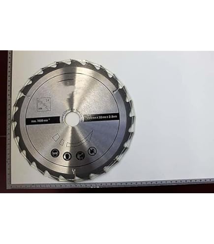 Scheppach I Lame 254 X 30 X 2,8mm I Lame Carbure 24 Dents Pour Scie