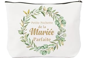 BLUCKINCLE Trousse De Maquillage pour Mariée,Cadeau Mariage,Future Mariée,Accessoire EVJF,Cadeau EVJF,Kit De Survie,Trousse De Toilette,Cadeau De Mariage,Accessoire EVJF,Kit EVJF,Cadeau Mariage Invité