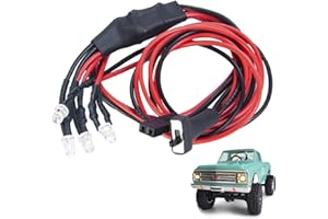 AXspeed Anteriore LED Luci Fari per 1/24th Axial SCX24 AXI00001 C10 RC Crawler Accessori Auto