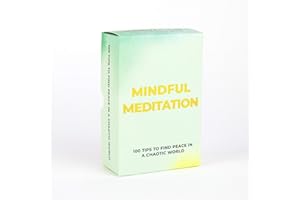 Gift Republic- Tarjetas de meditación conscientes, Multicolor, Talla única (GR490076)