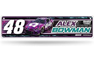 Rico Industries NASCAR Racing Metall-Straßenschild, 10,2 x 38,1 cm, Heimdekoration, Schlafzimmer, Büro, Männerhöhle
