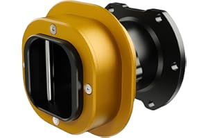 Tanlenki QR2 Racing - Ruote laterali adattate per ruota Fanatec Racing QR2 Pro, struttura stabile a sgancio rapido, lavorazione CNC e anodizzato, dorato