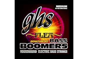 GHS Strings Bass Boomers M3045F Zestaw strun sygnowanych przez Flea