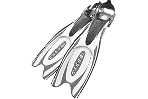 Cressi Frog Plus, Pinne per Immersione con Cinturino Regolabile Unisex Adulto