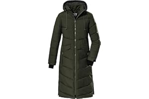 Killtec Damen Kow 62 Wmn Qltd Ct Wintermantel/Mantel in Daunenoptik mit Kapuze
