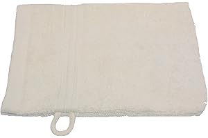 ‎JULIE JULSEN Julie Julsen Waschlappen in 23 Farben erhältlich weich und saugstark 500gsm Öko Tex Natur weiß 15 x 21 cm