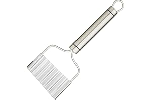 PRO-TOOLS & SOFT GRIP TOOLS KitchenCraft Professional Affetta Verdure/Taglierina per Patatine in Acciaio Inossidabile, 21 cm x 8 cm (8.5" x 3")