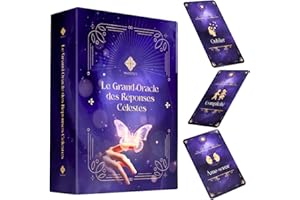 Le Grand Oracle des Réponses Célestes – Oracle Divinatoire Français de 110 cartes pour des réponses simples, immédiates et précises (Carte au Petit Format)