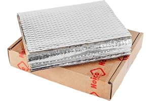 NOICO SOLUTIONS Placas insonorizantes Noico para automóviles, de 2 mm de grosor y 0,95 m2 de superficie, Aislamiento acústico de caucho butilo para coches, Aislamiento y amortiguamiento de ruidos