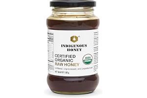INDIGENOUS HONEY Raw Organic Honey NMR Tested NPOP Organic USDA Certified Pure Natural Unprocessed Original H…