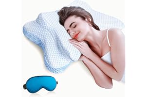 ‎DIKI DIKI Nackenkissen Kopfkissen Memory Foam Kissen für Nackenschmerzen, Orthopädisches Kissen Memory Schaum Kopfkissen Ergonomisches Nackenstützkissen