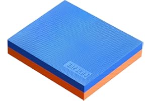 ‎HAPBEAR HAPBEAR Balance Pad 2er-Sets, 40x33cm rutschfest Balance-Kissen,6cm Dickes Gleichgewichtskissen für Gleichgewicht, Stabilitätstraining, Physiotherapie & Fitness-Kissen,inkl Resistance Band