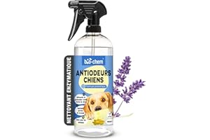 BIO-CHEM CLEANTEC Bio-Chem - Nettoyant anti odeur chiens 750 ml - Désodorisant destructeur d odeur urine chien- Nettoyage litiere pour chien - produit menager entretien maison