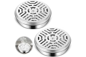 LYPPUL 2 Stücke Edelstahl Moskito Spulenhalter Mit Deckel, Mückenspirale Halter Box, Edelstahl Coil Halter, für Haus Garten Camping Angeln Reise Outdoor