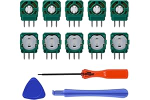 EuAcesry 10 Stück Potentiometer Joystick 2.3k für PS5, Ersatz Trimmer für PS5 Wireless Controller PS5, Sensormodul Variabler Widerstand, Reparaturteile Analog-Joystick, 1 Öffnungsset
