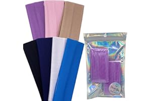 ALPHA KIDS Pack Of 2-5cm Plain Stretchy Unisex Headbands, Soft, Light Weight and comfortable Hair Bands - Ideal For Gym, Exercise, cycling, Yoga headband and Everyday Wear