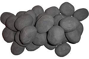 COALS 4 YOU NW LTD 20 GREY Gas fire Ceramic Pebbles Replacements/Bio Fuels/Ceramic TO COALS 4 U