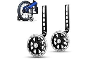 izosen Bicycle Training Wheels Kids Bike Stabilizers Support Wheels for 12 14 16 18 20 Inch Bike