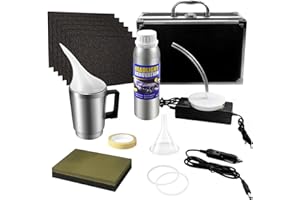 Qunbanty Kit Reparación Faros 200ML Pulido Faros Coche,Kit Pulir Faro,Kit Renovador Faros Coche,Kit Reparación Lentes Faros Coche,Kit de Herramientas Restauración Farospara Amarillear/Rayones/Grietas