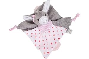 Sterntaler Baby Mädchen Schmusetuch EMMI GIRL - Schnuffeltuch Erstausstattung - Spielzeug 0 Monate - auch als Geschenk - Rosa 26cm